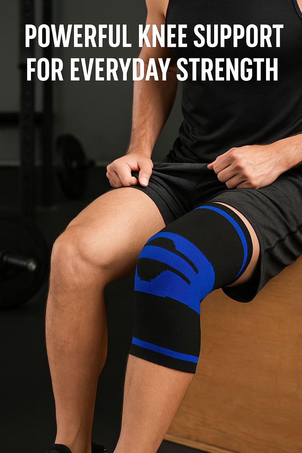 Sports Compression Knee Sleeve with Gel Pad – Stabilizing Support for Running, Basketball, Weightlifting, Gym Training & Injury Prevention (Breathable, Anti-Slip)